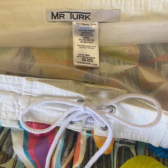 Mr Turk multi print swim trunks - Picture 2 of 3